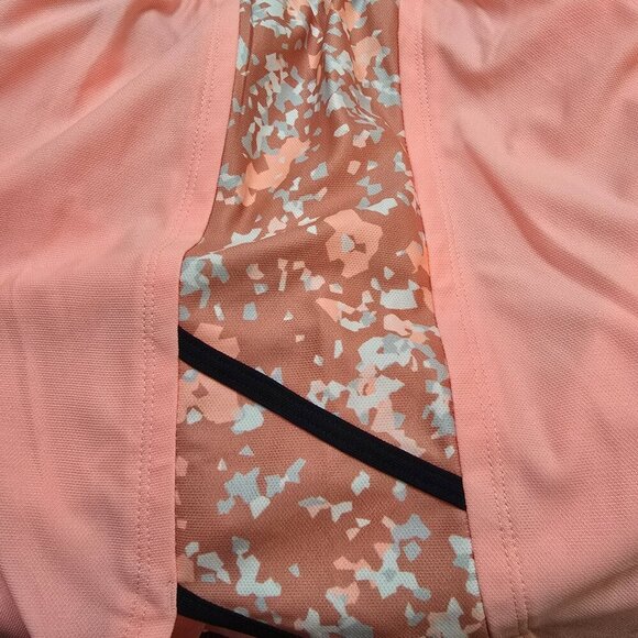 Under Armour Play Up Printed Inset Short - 4" Inseam - Peach/Coral - Picture 4 of 6